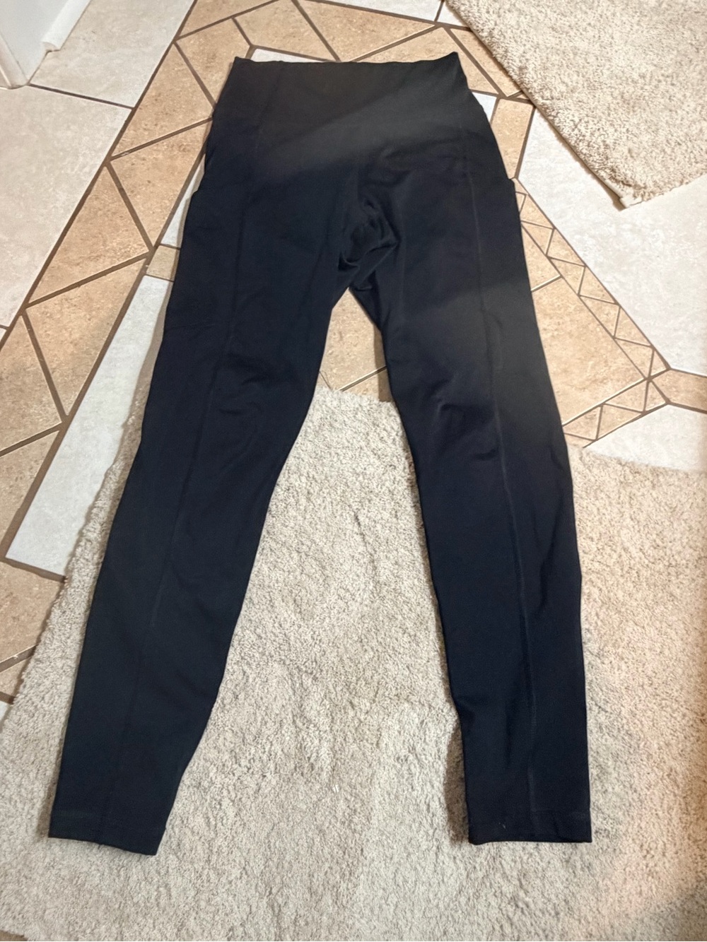 American Eagle Everything Pocket Leggings Curvy Black Small Re